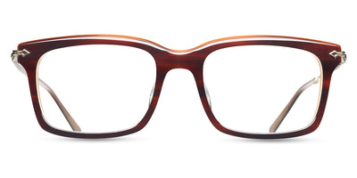 Matsuda® M2037 OPH MTD M2037 ALMOND BROWNY 50 - Almond Browny / Antique Gold Eyeglasses