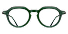 Matsuda® M2057 MTD M2057 Bottle Green/Brushed Silver 47 - Bottle Green / Brushed Silver Eyeglasses