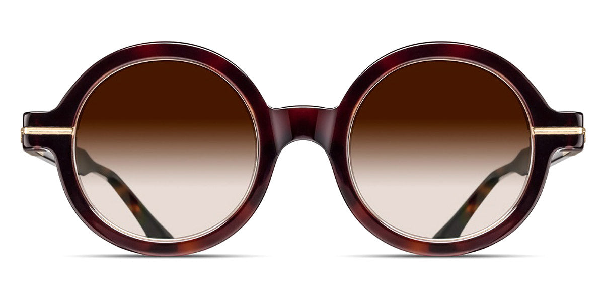 Matsuda® M2059 MTD M2059 Dark Tortoise/Brushed Gold/Brown Gradient 48 - Dark Tortoise/Brushed Gold / Brown Gradient Sunglasses