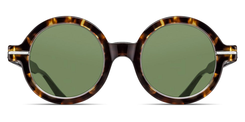 Matsuda® M2059 MTD M2059 Tokyo Tortoise/Brushed Silver/Sage Green 48 - Tokyo Tortoise/Brushed Silver / Sage Green Sunglasses