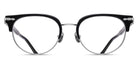 Matsuda® M2061 MTD M2061 Black/Brushed Silver 49 - Black / Brushed Silver Eyeglasses