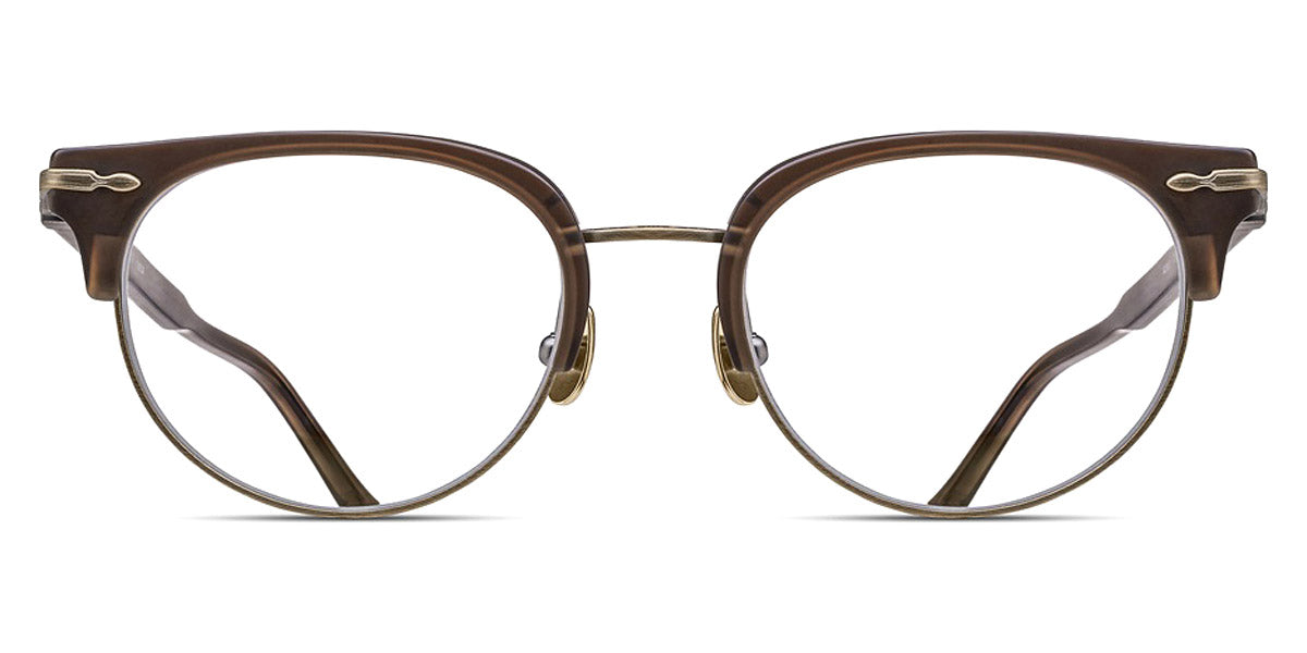 Matsuda® M2061 MTD M2061 Matte Taupe/Antique Gold 49 - Matte Taupe / Antique Gold Eyeglasses