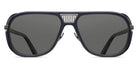 Matsuda® M3023-V2 MTD M3023-V2 Antique Silver/Matte Black/Grey 55 - Antique Silver/Matte Black / Grey Sunglasses