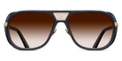 Matsuda® M3023-V2 MTD M3023-V2 Matte Gold/Matte Black/Brown Gradient 55 - Matte Gold/Matte Black / Brown Gradient Sunglasses