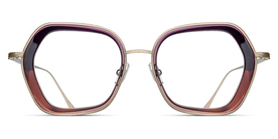 Matsuda® M3074 OPH MTD M3074 LAVENDER 49 - Lavender / Antique Gold Eyeglasses