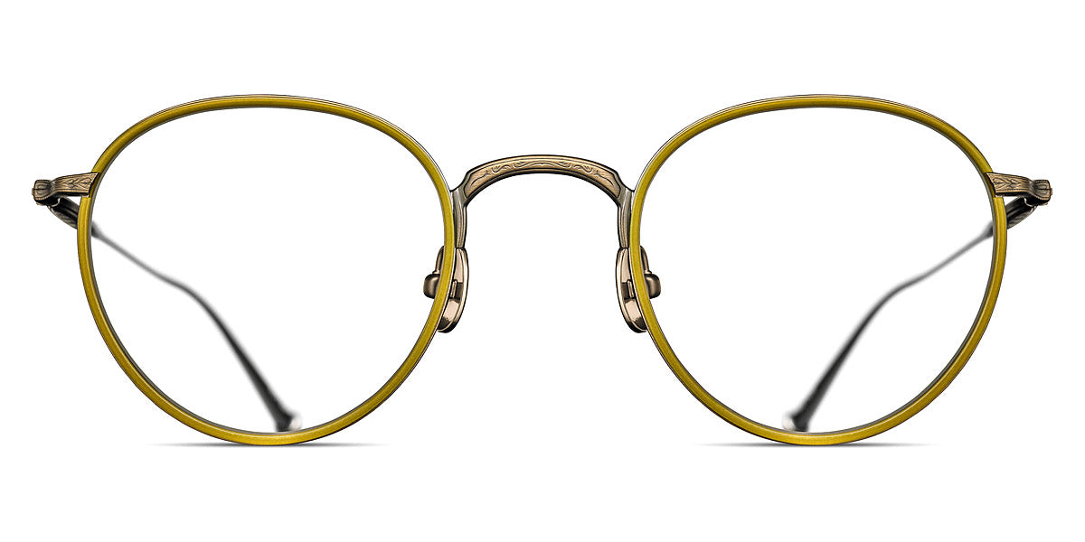 Matsuda® M3085-I MTD M3085-I Antique Gold/Yellow 47 - Antique Gold/Yellow Eyeglasses
