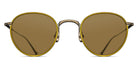 Matsuda® M3085-I MTD M3085-I Antique Gold/Yellow/Brown 47 - Antique Gold/Yellow / Brown Sunglasses