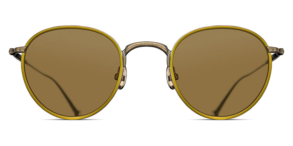 Matsuda® M3085-I MTD M3085-I Antique Gold/Yellow/Brown 47 - Antique Gold/Yellow / Brown Sunglasses