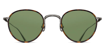 Matsuda® M3085-I MTD M3085-I Antique Silver/Tortoise/Sage Green 47 - Antique Silver/Tortoise / Sage Green Sunglasses