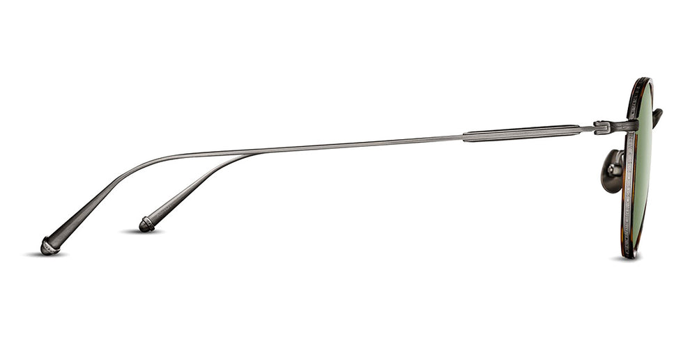 Matsuda® M3085-I MTD M3085-I Antique Silver/Tortoise/Sage Green 47 - Antique Silver/Tortoise / Sage Green Sunglasses