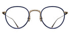 Matsuda® M3085-I MTD M3085-I Brushed Gold/Navy 47 - Brushed Gold/Navy Eyeglasses
