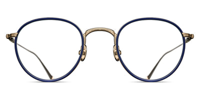 Matsuda® M3085-I MTD M3085-I Brushed Gold/Navy 47 - Brushed Gold/Navy Eyeglasses