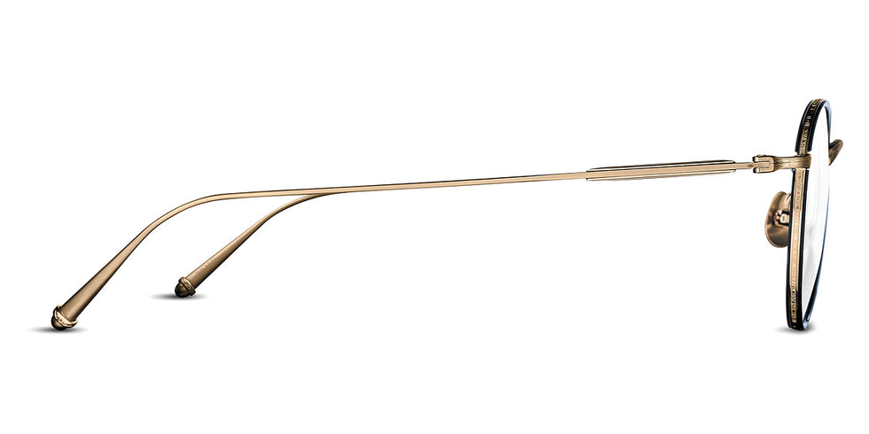 Matsuda® M3085-I MTD M3085-I Brushed Gold/Navy 47 - Brushed Gold/Navy Eyeglasses