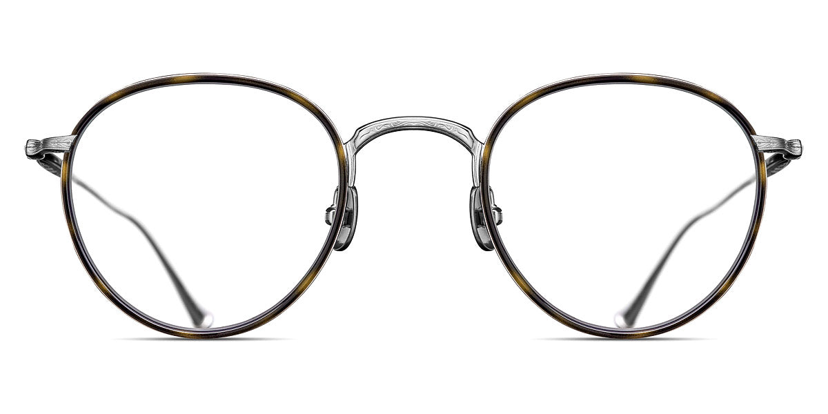 Matsuda® M3085-I MTD M3085-I Brushed Silver/Khaki Tortoise 47 - Brushed Silver/Khaki Tortoise Eyeglasses