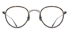 Matsuda® M3085-I MTD M3085-I Brushed Silver/Khaki Tortoise 47 - Brushed Silver/Khaki Tortoise Eyeglasses