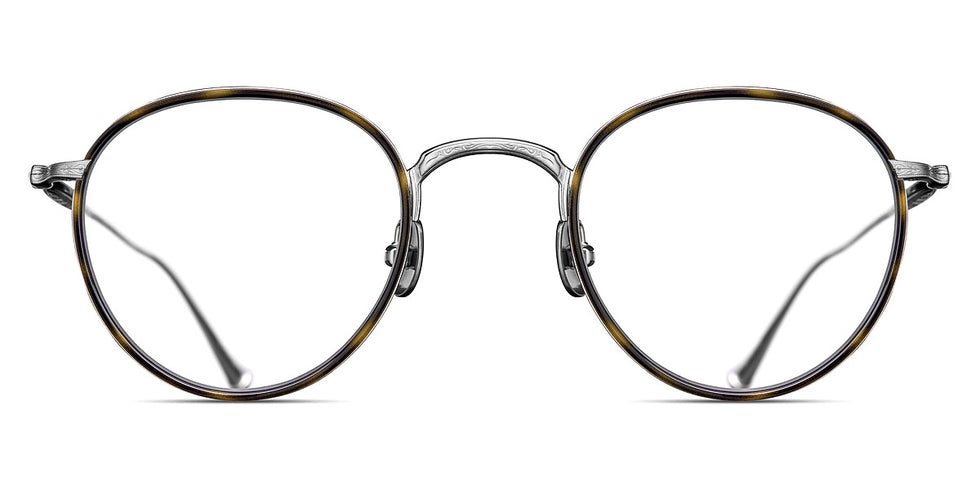 Matsuda® M3085-I MTD M3085-I Brushed Silver/Khaki Tortoise 47 - Brushed Silver/Khaki Tortoise Eyeglasses