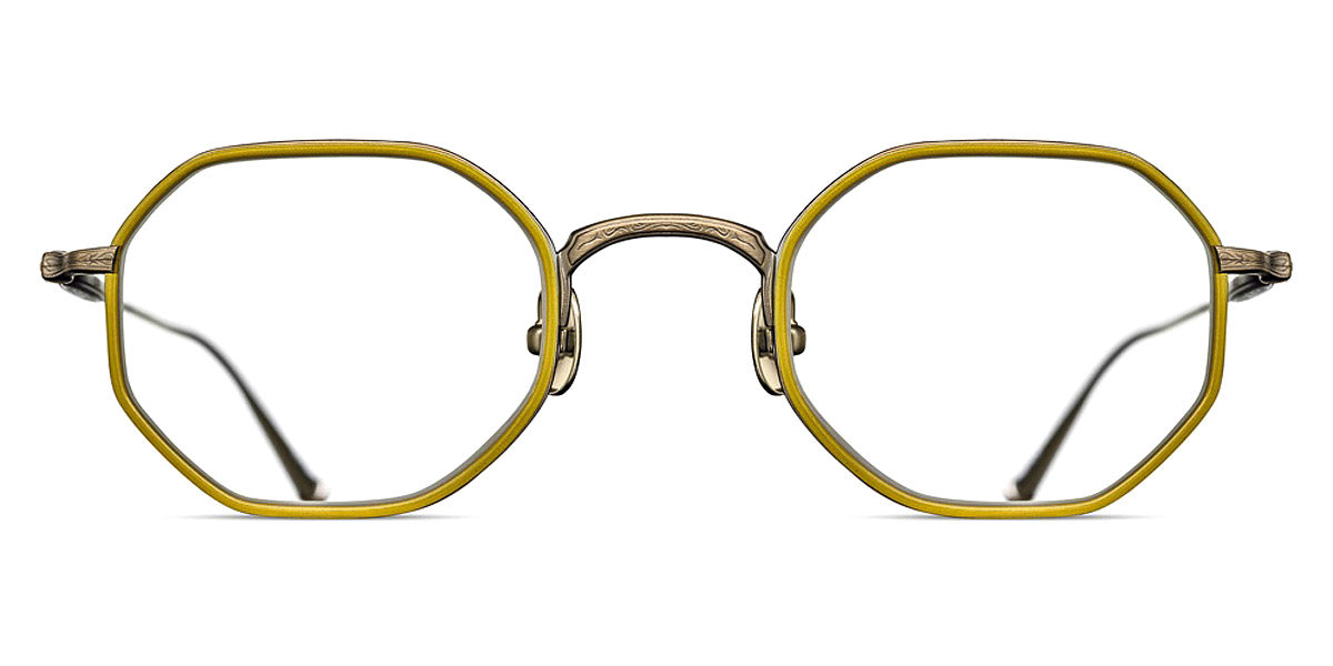 Matsuda® M3086-I MTD M3086-I Antique Gold/Yellow 45 - Antique Gold/Yellow Eyeglasses