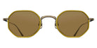 Matsuda® M3086-I MTD M3086-I Antique Gold/Yellow/Brown 45 - Antique Gold/Yellow / Brown Sunglasses