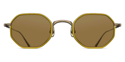 Matsuda® M3086-I MTD M3086-I Antique Gold/Yellow/Brown 45 - Antique Gold/Yellow / Brown Sunglasses