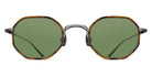 Matsuda® M3086-I MTD M3086-I Antique Silver/Tortoise/Sage Green 45 - Antique Silver/Tortoise / Sage Green Sunglasses