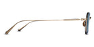 Matsuda® M3086-I MTD M3086-I Brushed Gold/Navy/Blue Grey 45 - Brushed Gold/Navy / Blue Grey Sunglasses