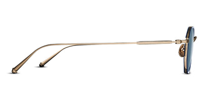 Matsuda® M3086-I MTD M3086-I Brushed Gold/Navy/Blue Grey 45 - Brushed Gold/Navy / Blue Grey Sunglasses