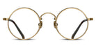 Matsuda® M3100 MTD M3100 Antique Gold/Dark Brown 47 - Antique Gold/Dark Brown Eyeglasses