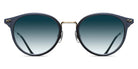 Matsuda® M3114 MTD M3114 Brushed Gold/Navy/Blue Gradient 50 - Brushed Gold/Navy / Blue Gradient Sunglasses