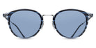 Matsuda® M3114 MTD M3114 Brushed Silver/Blue Demi/Cobalt Blue 50 - Brushed Silver/Blue Demi / Cobalt Blue Sunglasses