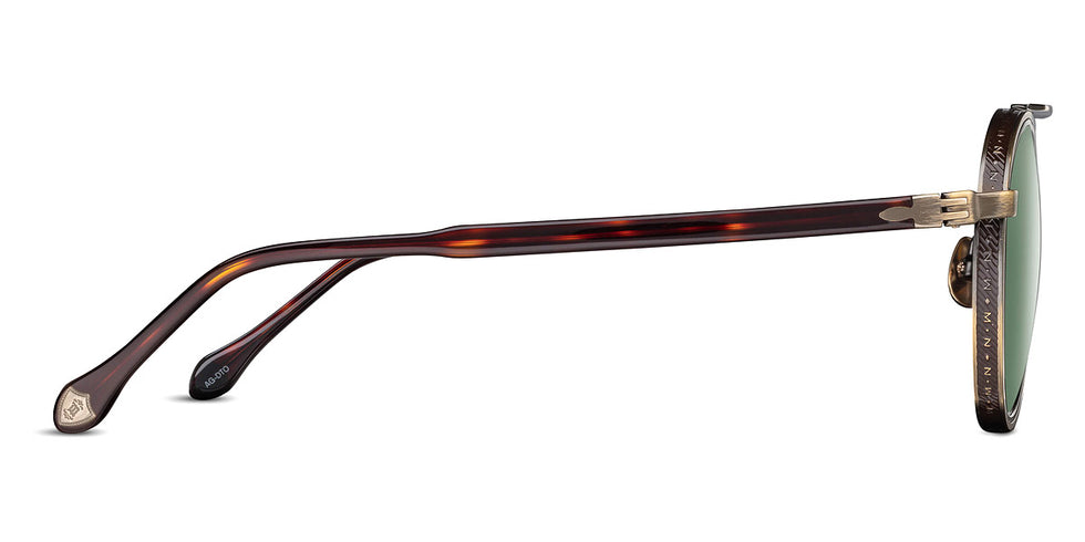 Matsuda® M3125 MTD M3125 Antique Gold/Dark Tortoise/G-15 49 - Antique Gold/Dark Tortoise / G-15 Sunglasses