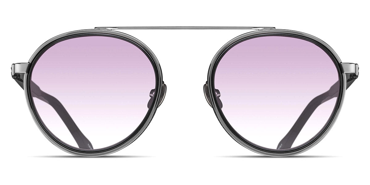Matsuda® M3125 MTD M3125 Ruthenium/Matte Black/Cafe Violet Gradient 49 - Ruthenium/Matte Black / Cafe Violet Gradient Sunglasses