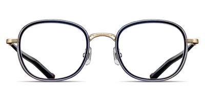 Matsuda® M3126 MTD M3126 Brushed Gold/Dark Navy Crystal 49 - Brushed Gold / Dark Navy Crystal Eyeglasses