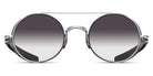 Matsuda® M3128 MTD M3128 Palladium White/Black/Grey Gradient 48 - Palladium White/Black / Grey Gradient Sunglasses