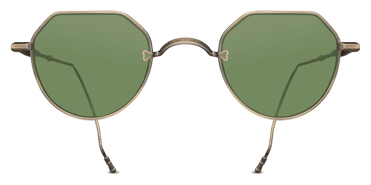 Matsuda® M3132 MTD M3132 Antique Gold/Sage Green 46 - Antique Gold / Sage Green Sunglasses