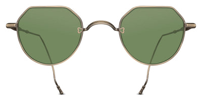 Matsuda® M3132 MTD M3132 Antique Gold/Sage Green 46 - Antique Gold / Sage Green Sunglasses