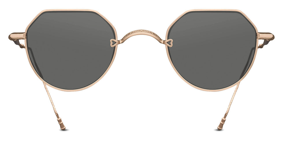 Matsuda® M3132 MTD M3132 Matte Gold Plated/Gray 46 - Matte Gold Plated / Gray Sunglasses