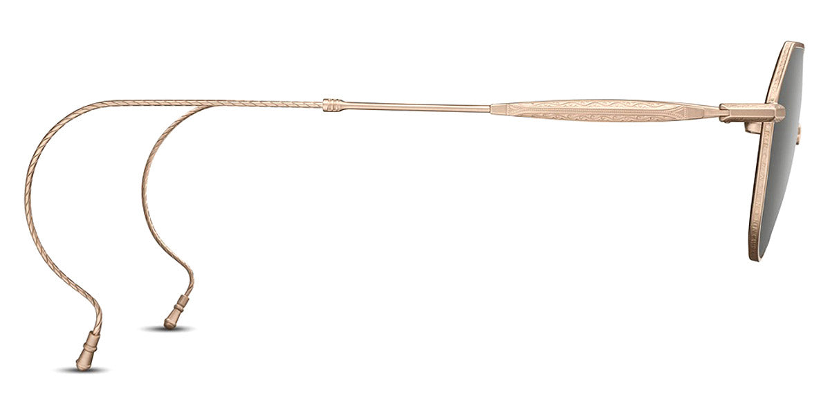 Matsuda® M3132 MTD M3132 Matte Gold Plated/Gray 46 - Matte Gold Plated / Gray Sunglasses