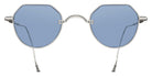 Matsuda® M3132 MTD M3132 Matte Palladium White/Cobalt Blue 46 - Matte Palladium White / Cobalt Blue Sunglasses