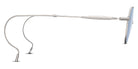 Matsuda® M3132 MTD M3132 Matte Palladium White/Cobalt Blue 46 - Matte Palladium White / Cobalt Blue Sunglasses