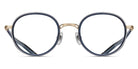Matsuda® M3134 OPH MTD M3134 BRUSHED GOLD - Brushed Gold / Dark Navy Crystal Eyeglasses