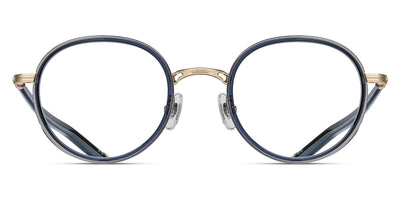 Matsuda® M3134 OPH MTD M3134 BRUSHED GOLD - Brushed Gold / Dark Navy Crystal Eyeglasses