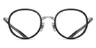 Matsuda® M3134 OPH MTD M3134 PALLADIUM WHITE - Palladium White / Black Eyeglasses
