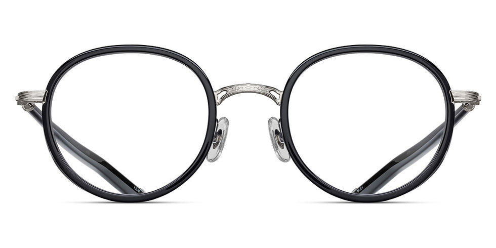 Matsuda® M3134 OPH MTD M3134 PALLADIUM WHITE - Palladium White / Black Eyeglasses