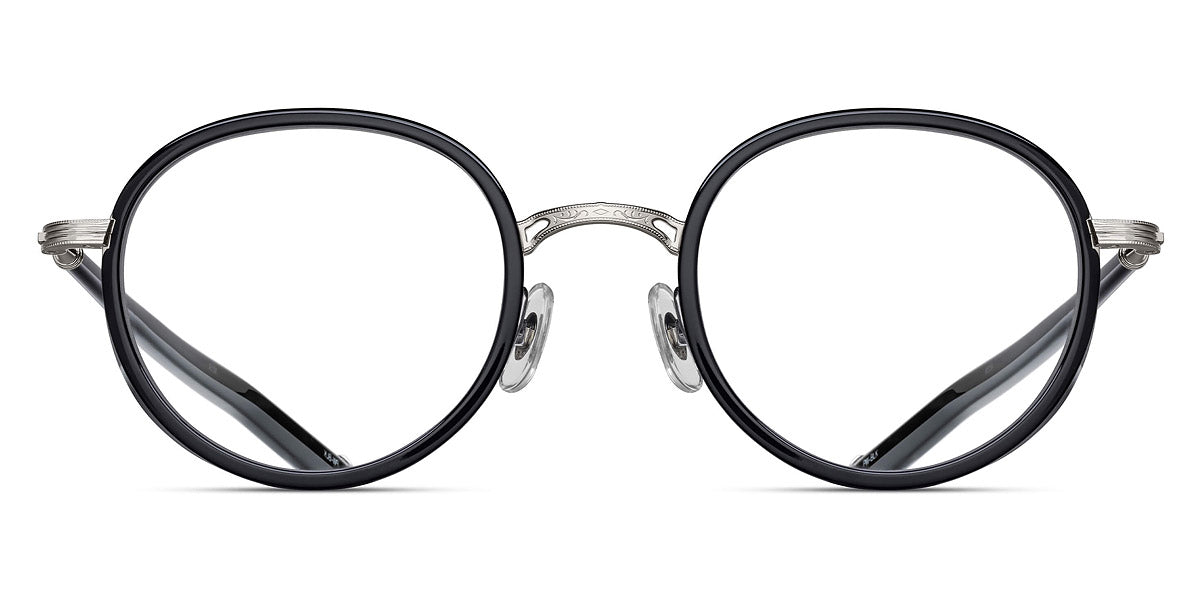 Matsuda® M3134 OPH MTD M3134 PALLADIUM WHITE - Palladium White / Black Eyeglasses