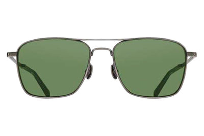 Matsuda® M3135 MTD M3135 Antique Silver/Sage Green  56 - Antique Silver/Sage Green Sunglasses