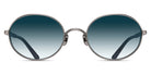 Matsuda® M3137 MTD M3139 Antique Silver/Blue Lacquer/Blue Gradient 51 - Antique Silver/Blue Lacquer / Blue Gradient Sunglasses