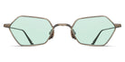 Matsuda® M3138 MTD M3138 Antique Gold/Cafe Green 49 - Antique Gold / Cafe Green Sunglasses