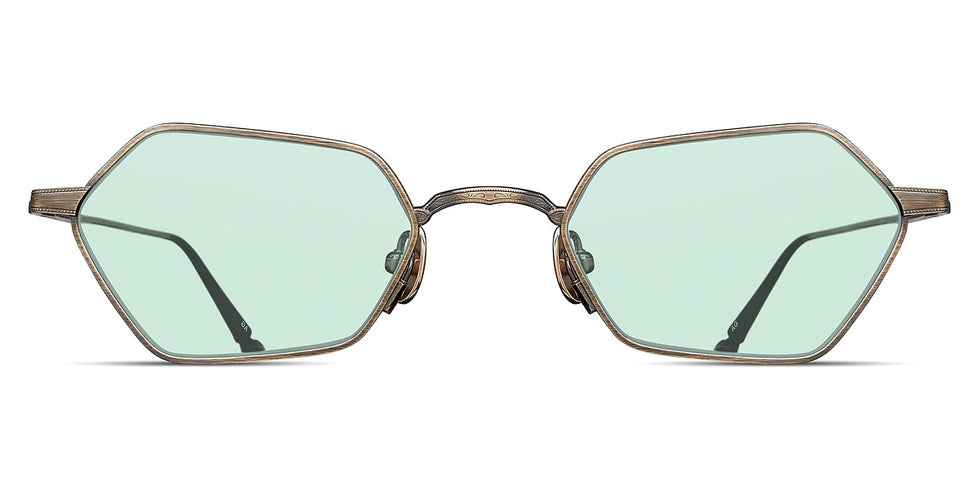 Matsuda® M3138 MTD M3138 Antique Gold/Cafe Green 49 - Antique Gold / Cafe Green Sunglasses