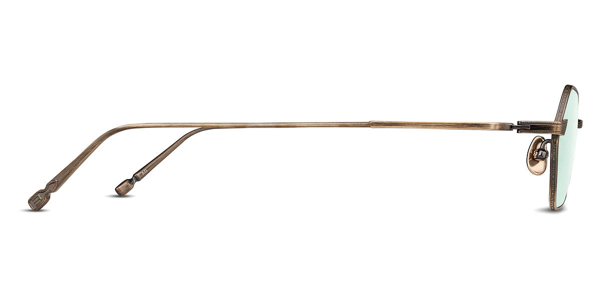 Matsuda® M3138 MTD M3138 Antique Gold/Cafe Green 49 - Antique Gold / Cafe Green Sunglasses