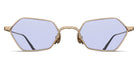 Matsuda® M3138 MTD M3139 Brushed Gold/Cafe Blue 49 - Brushed Gold / Cafe Blue Sunglasses